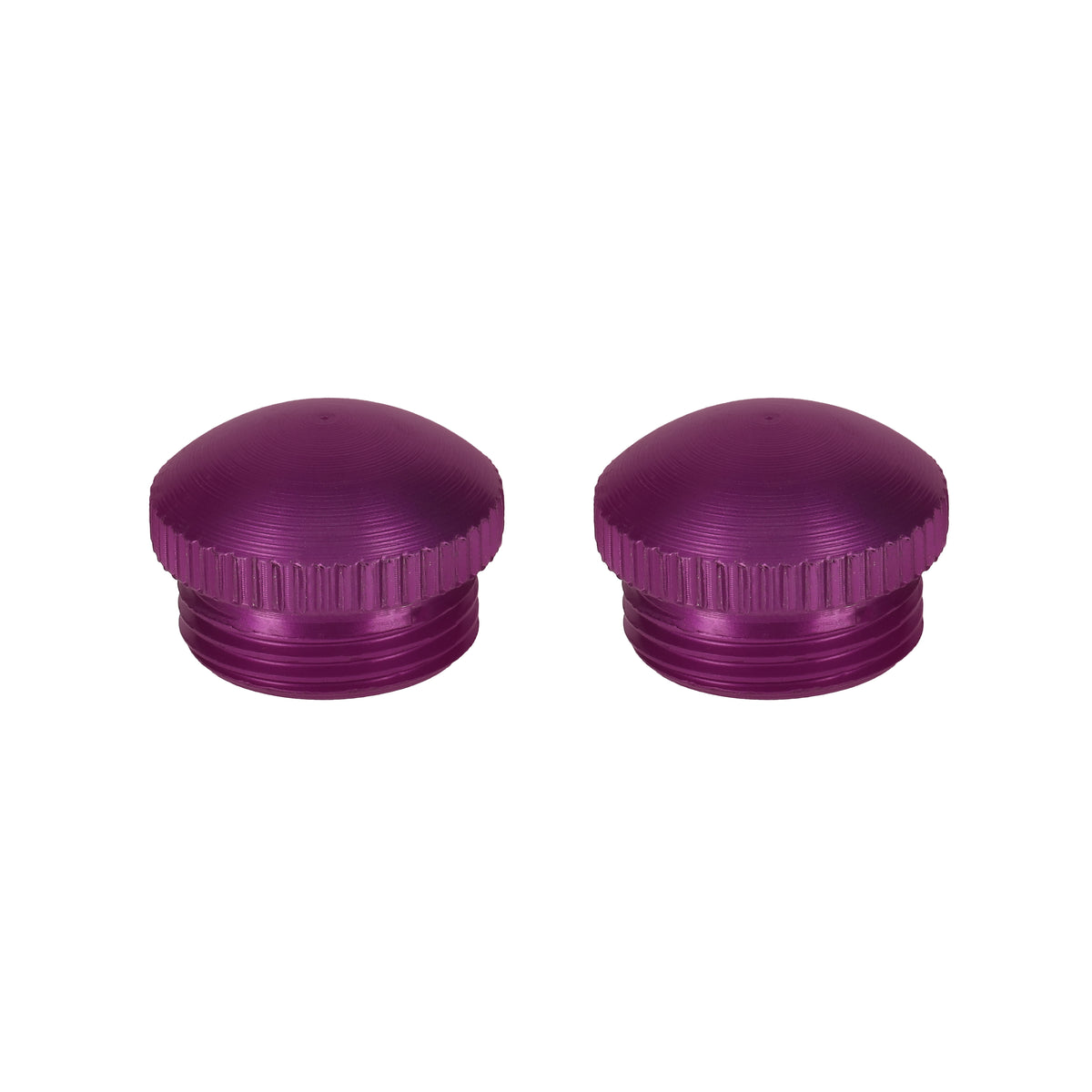 Alu MTB Bicycle Flat Pedal End Caps End Bolts Thumb Turn Purple