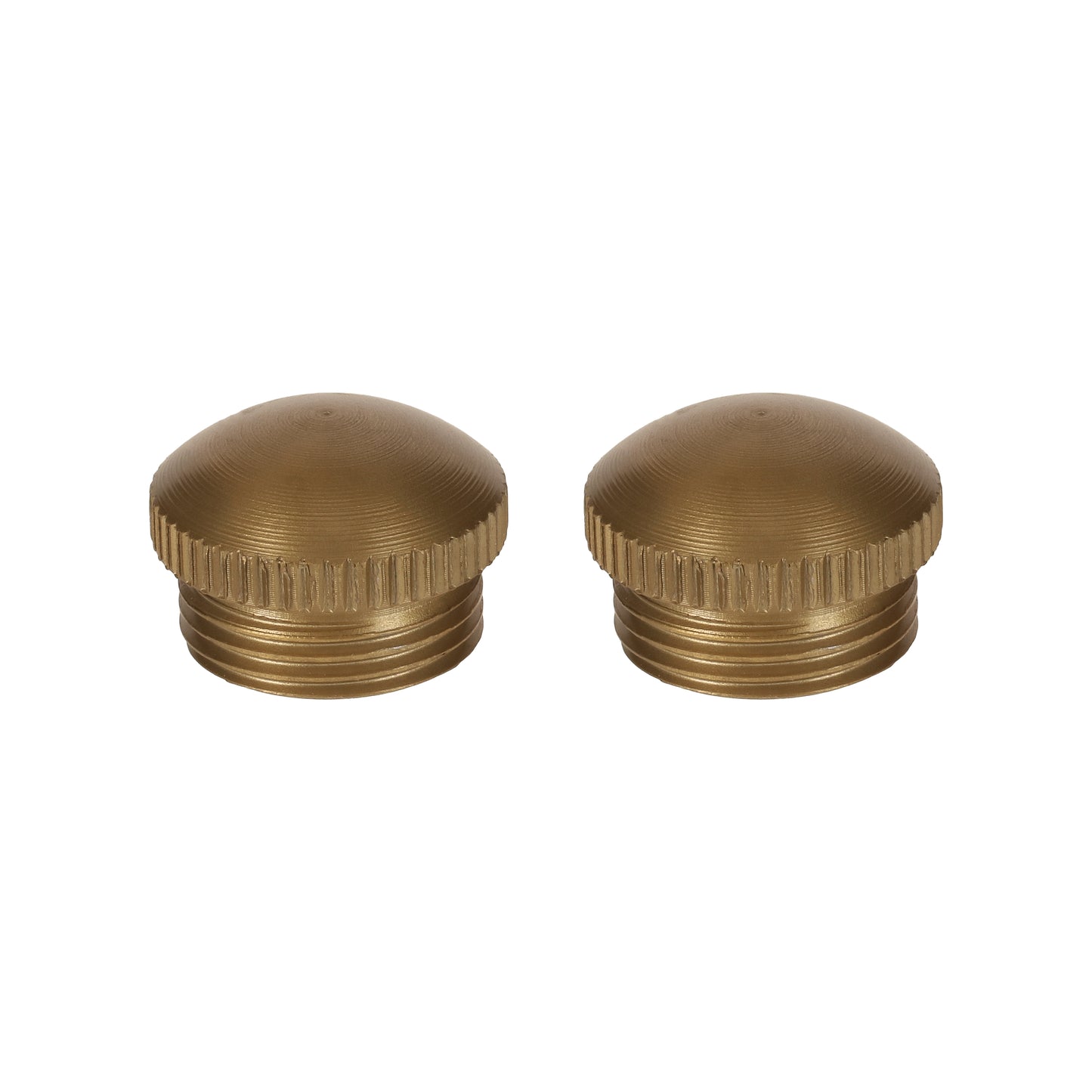 Alu MTB Bicycle Flat Pedal End Dust Caps End Bolts Thumb Turn Gold