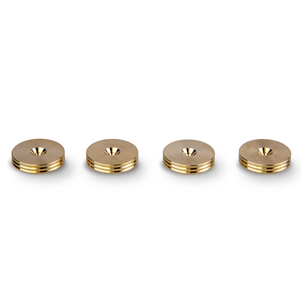 CNC SLIM Brass Speaker Spike Pads 20mm - Set of 4 pcs