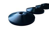 PrecisionGeek® Black Aluminium Coned Speaker Spike Pads 40mm – Set of 4