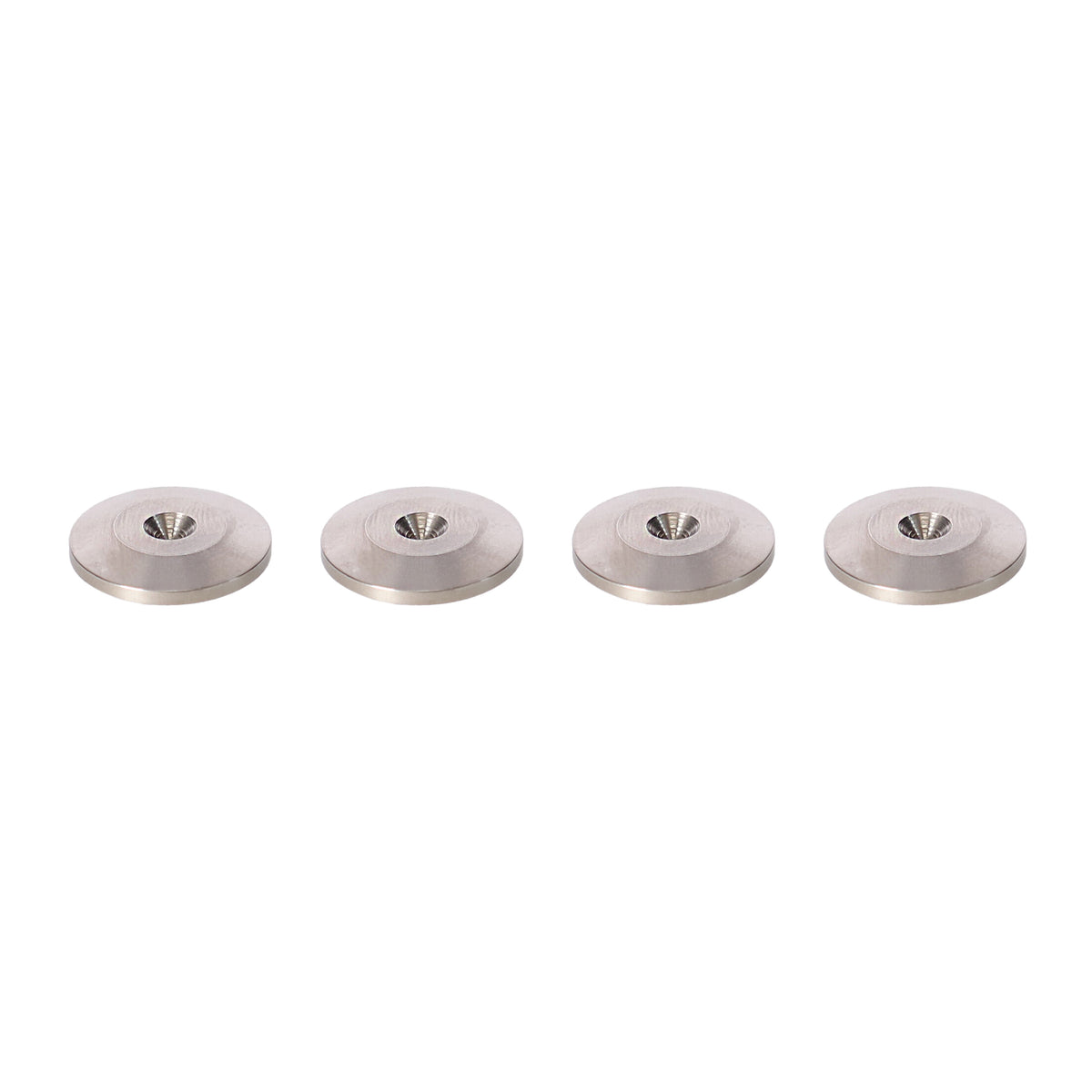 PrecisionGeek® Stainless Steel Speaker Spike Pads 20mm Super Slim – Set of 4