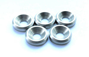 Stailess M5 Countersunk Cup Washer Solid Metal Finishing - Set of 5
