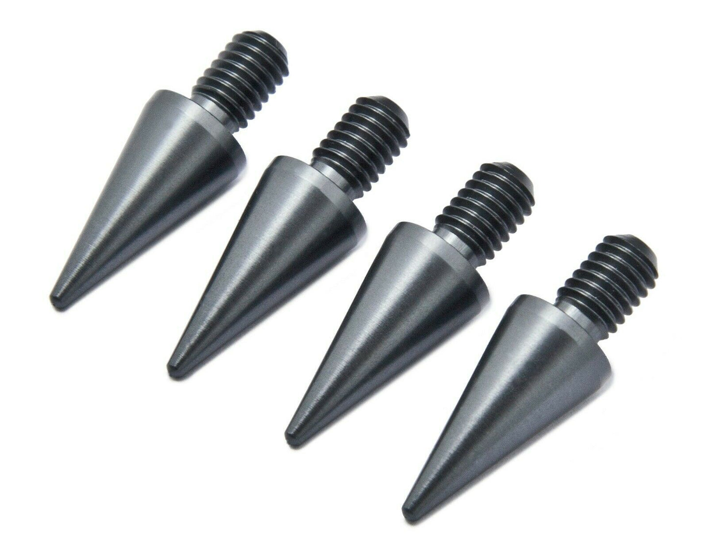 GUN METAL Aluminium Speaker Spikes M8 - Set of 4