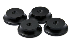 BLACK Speaker Pads 20mm dia 5Radius - Set of 4
