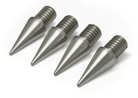 Stainless Steel Speaker Spikes 1/4"-20 UNC x 10 mm – 10 mm Cone Diameter – Set of 4