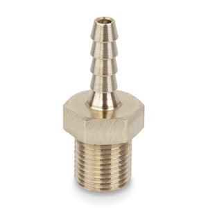 1/8 BSP to 4mm PUSH ON BARB TAIL Hose Pipe Fitting Adapter Brass
