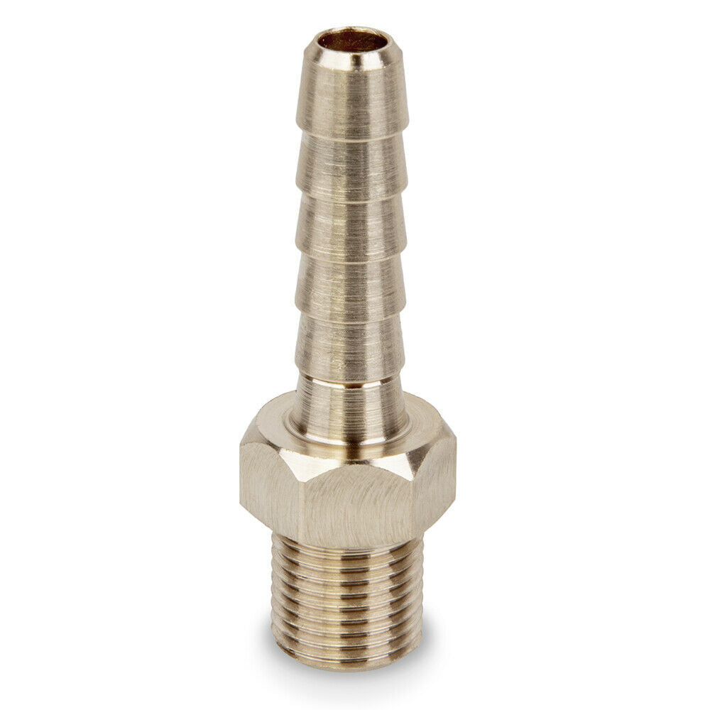 1/8 BSP to 6mm PUSH ON BARB TAIL Hose Pipe Fitting Adapter Brass