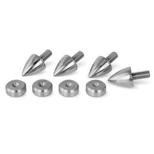 M6 Stainless Speaker Spikes + 20mm Chamfered Spike Pads HIFI