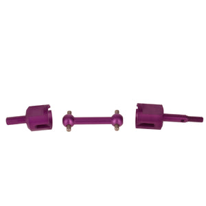 Replacement for TAMIYA TT01 TT02 Alu Axle Shaft Adapter Set for One Axle Purple