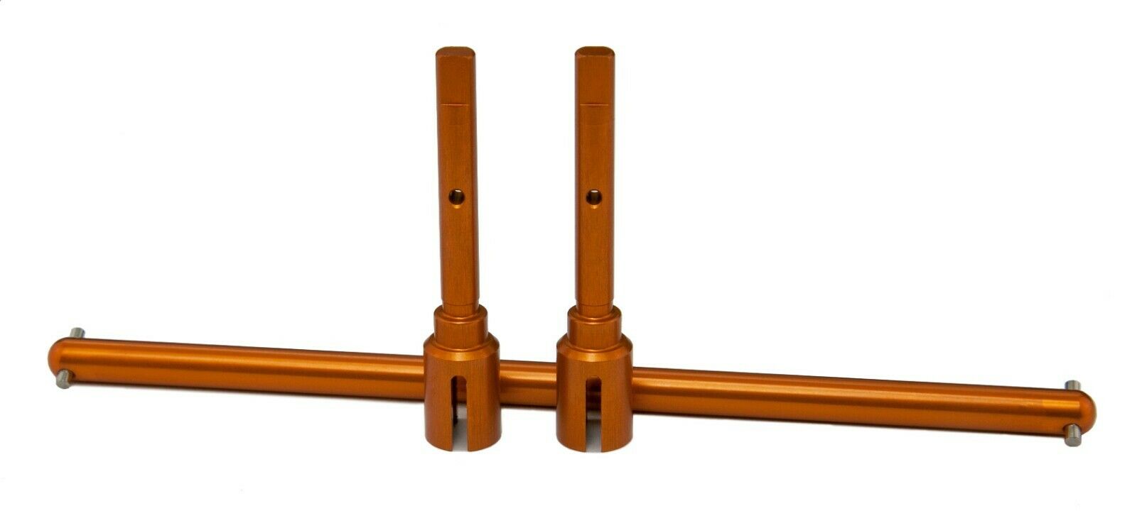 Replacement ORANGE Aluminum Propeller Shaft and Joint to TAMIYA  54501 54502 -TT02