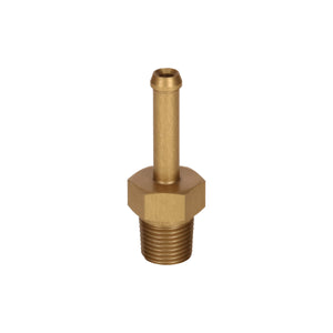 1/8 NPT to 4mm 5mm (3/16) PUSH ON BARB TAIL Adapter - Gold Anodised Aluminium