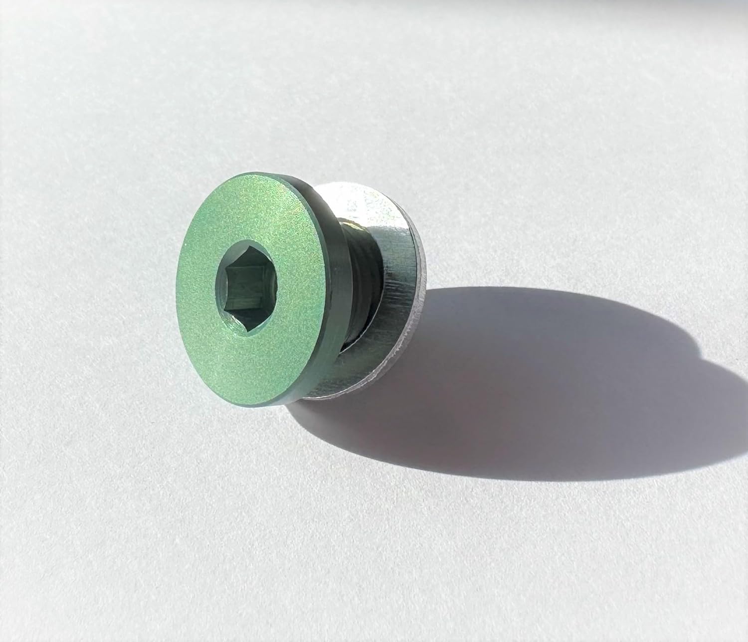 M10 x 1.0 Green METRIC Hex Allen Key BLANKING PLUG BLOCKER Male Oil - Set of 1