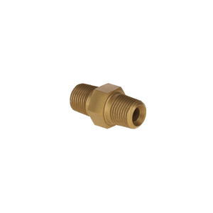 Alu 1/8 NPT to 1/8 NPT Male to Male Adapter / Coupler Union - Gold