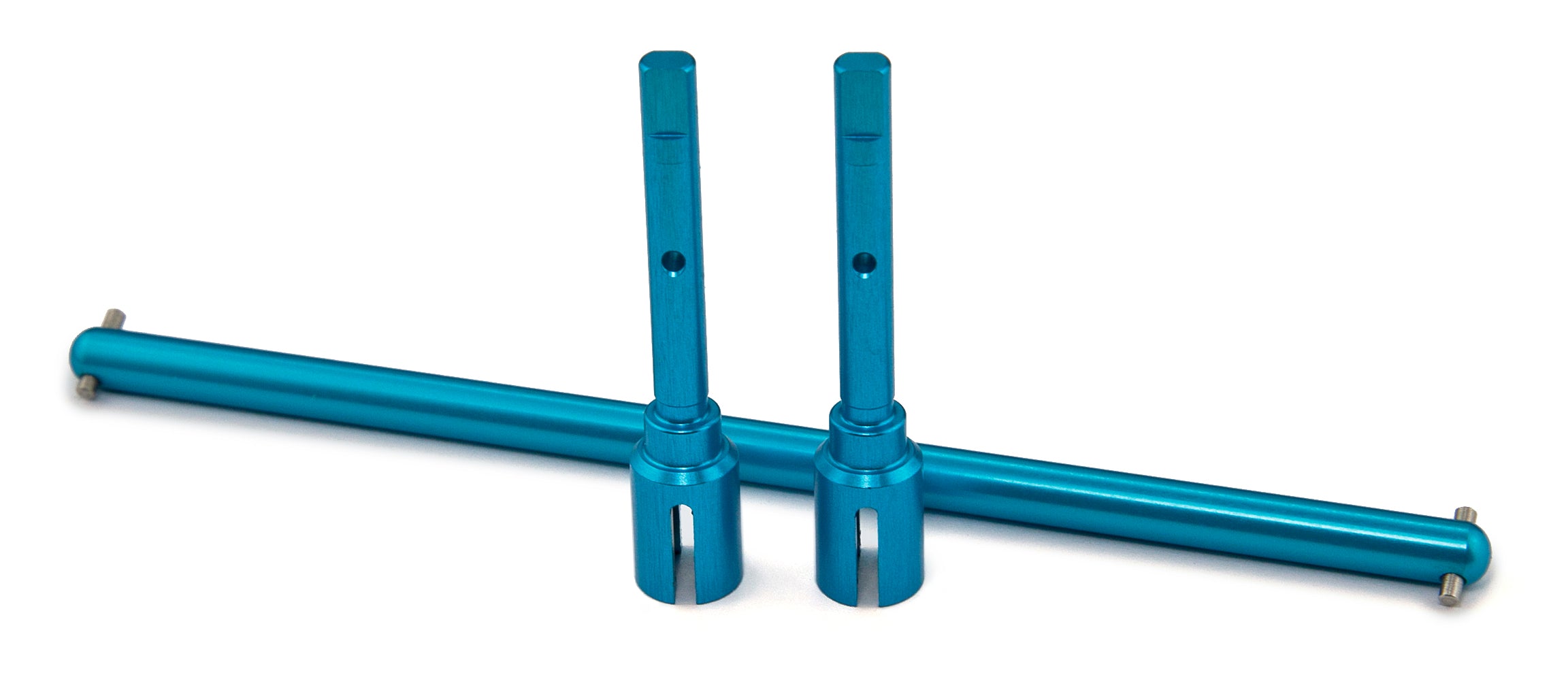 Replacement BLUE Aluminum Propeller Shaft and Joint to TAMIYA  54501 54502 -TT02