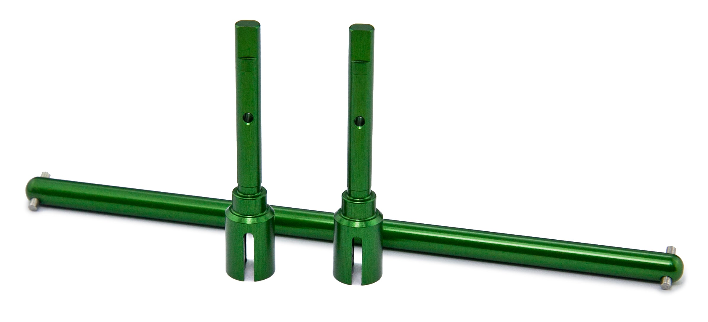 Replacement GREEN Aluminum Propeller Shaft and Joint to TAMIYA  54501 54502 -TT02