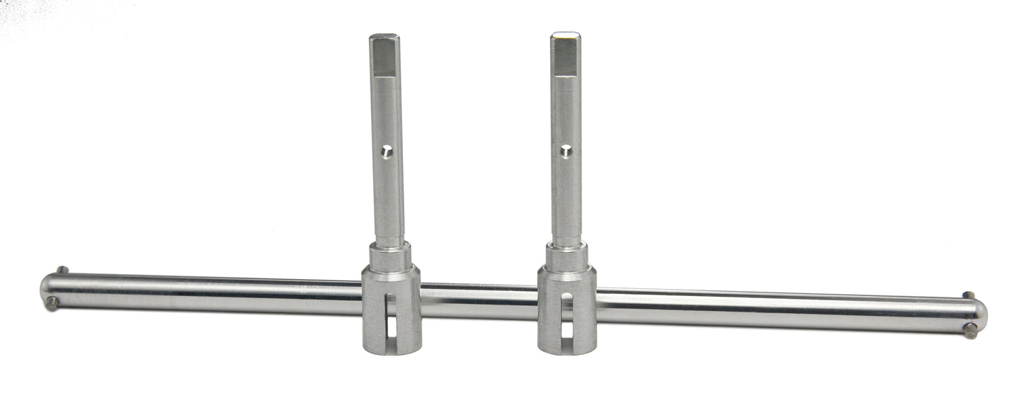 Replacement Aluminum Propeller Shaft and Joint to TAMIYA  54501 54502 -TT02