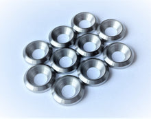 Stainless Countersunk Cup Washers M6 16mm dia CNC Solid Metal 10x