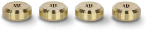 Solid Smooth BRASS Speaker Spike Pads Shoes 20mm DIA  Set of 4